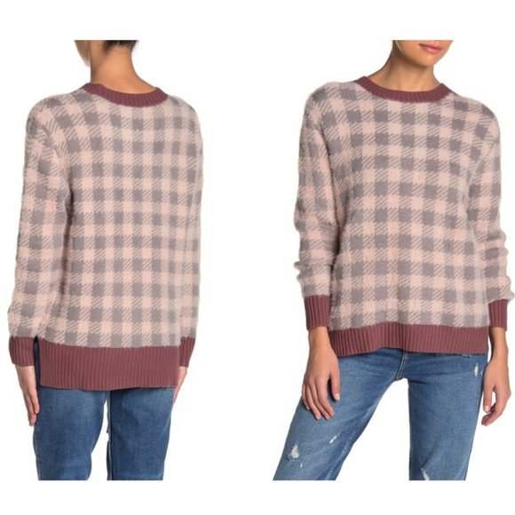 Susina Women’s Buffalo Checkered Print Sweater - Picture 1 of 6